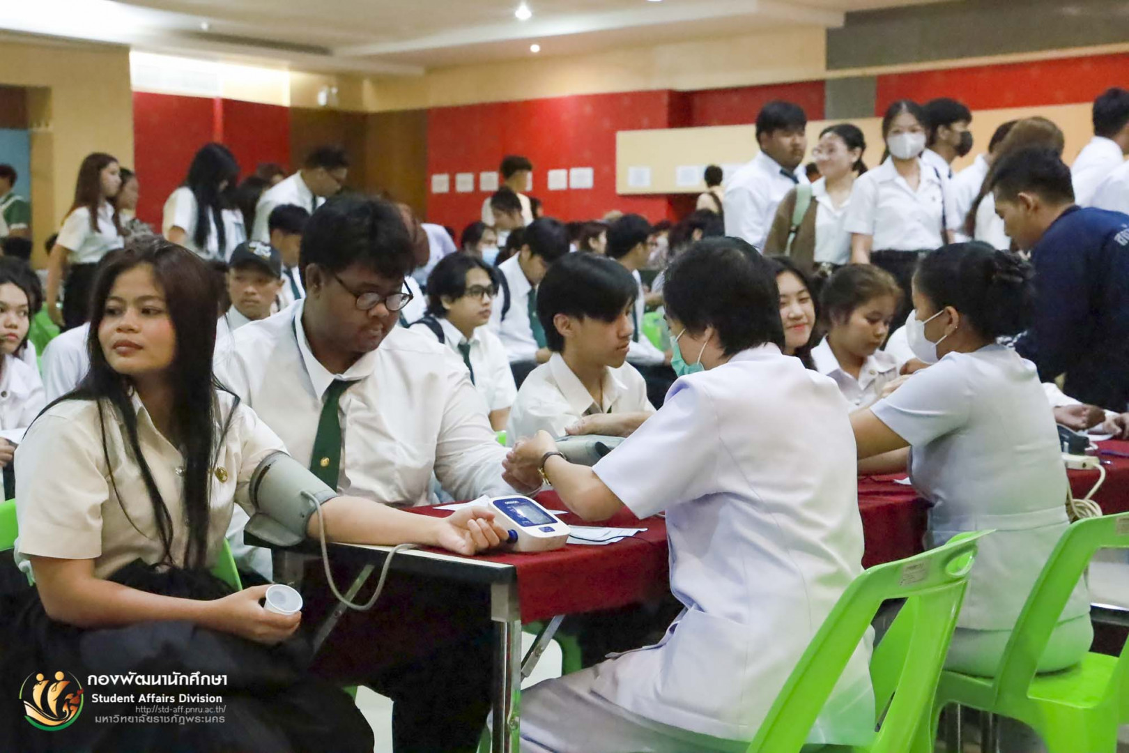 โครงการตรวจสุขภาพนักศึกษาใหม่ ภาคปกติ ประจำปีการศึกษา 2568 (วิทยาลัยการฝึกหัดครู คณะวิทยาศาสตร์และเทคโนโลยี และคณะเทคโนโลยีอุตสาหกรรม)
