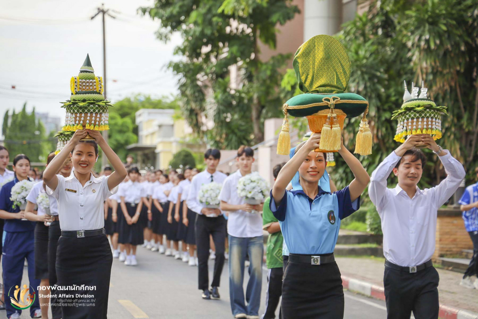 การฝึกซ้อมใหญ่ พิธีอัญเชิญตราพระราชลัญจกร ในพระบาทสมเด็จพระบรมชนกาธิเบศร มหาภูมิพลอดุลยเดชมหาราชบรมนาถบพิตร ประจำปีการศึกษา 2568