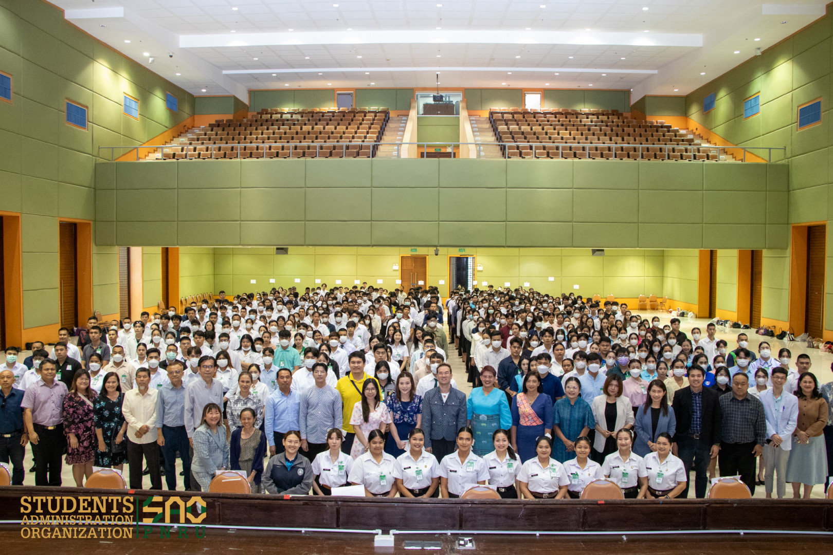 บรรยากาศฝึกซ้อมย่อยฯ พิธีพระราชทานปริญญาบัตร ประจำปีการศึกษา 2566