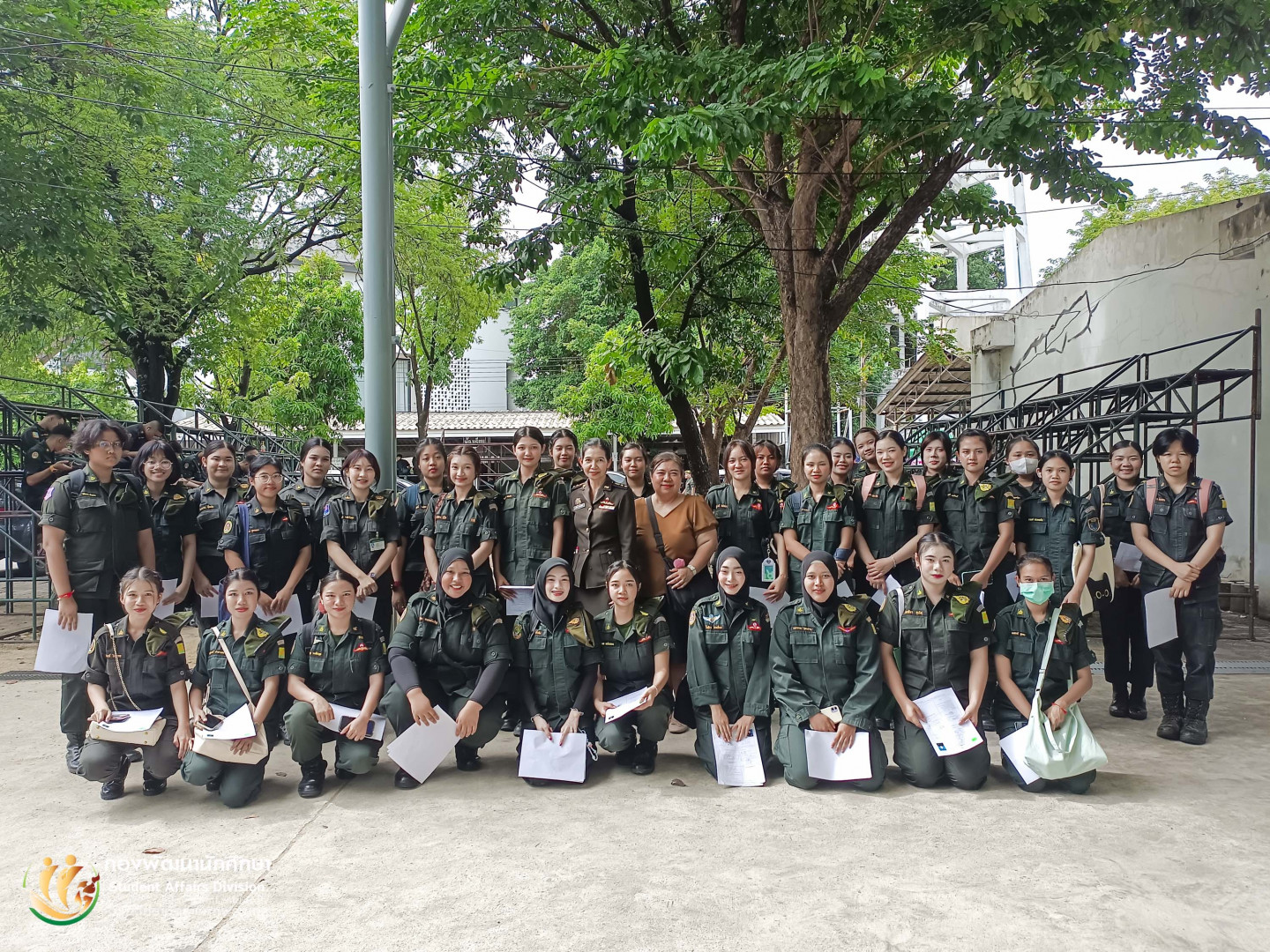 การรายงานตัวนักศึกษาวิชาทหาร ประจำปี 2568 (ห้วงที่2) ณ โรงเรียนรักษาดินแดน ศูนย์การนักศึกษาวิชาทหาร