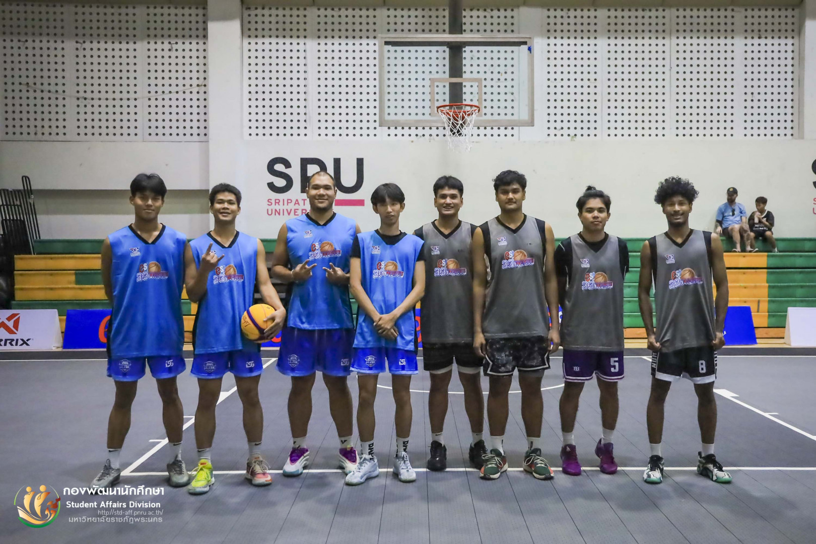 ภาพบรรยากาศการแข่งขันกีฬาบาสเกตบอล EST COLA 3X3 BASKETBALL U-LEAGUE 2025 “FINAL” ณ มหาวิทยาลัยศรีปทุม