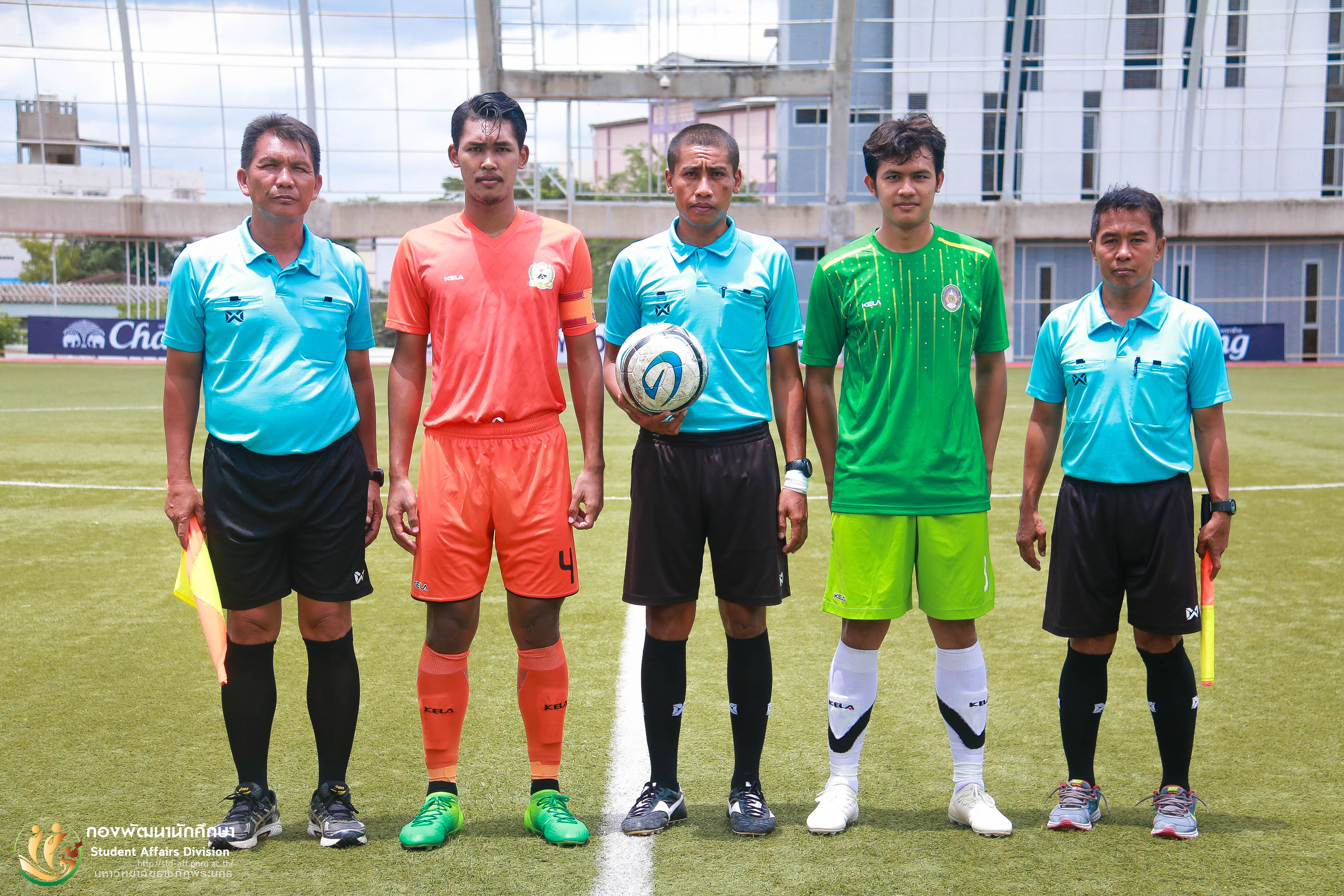 5 สิงหาคม 2562 การแข่งขันฟุตบอลอุดมศึกษา university tournament  ครั้งที่ 6 ณ สนามฟุตบอล (หญ้าเทียม) อาคารปฏิบัติการวิทยาศาสตร์การกีฬา มหาวิทยาลัยเทคโนโลยีพระจอมเกล้าพระนครเหนือ