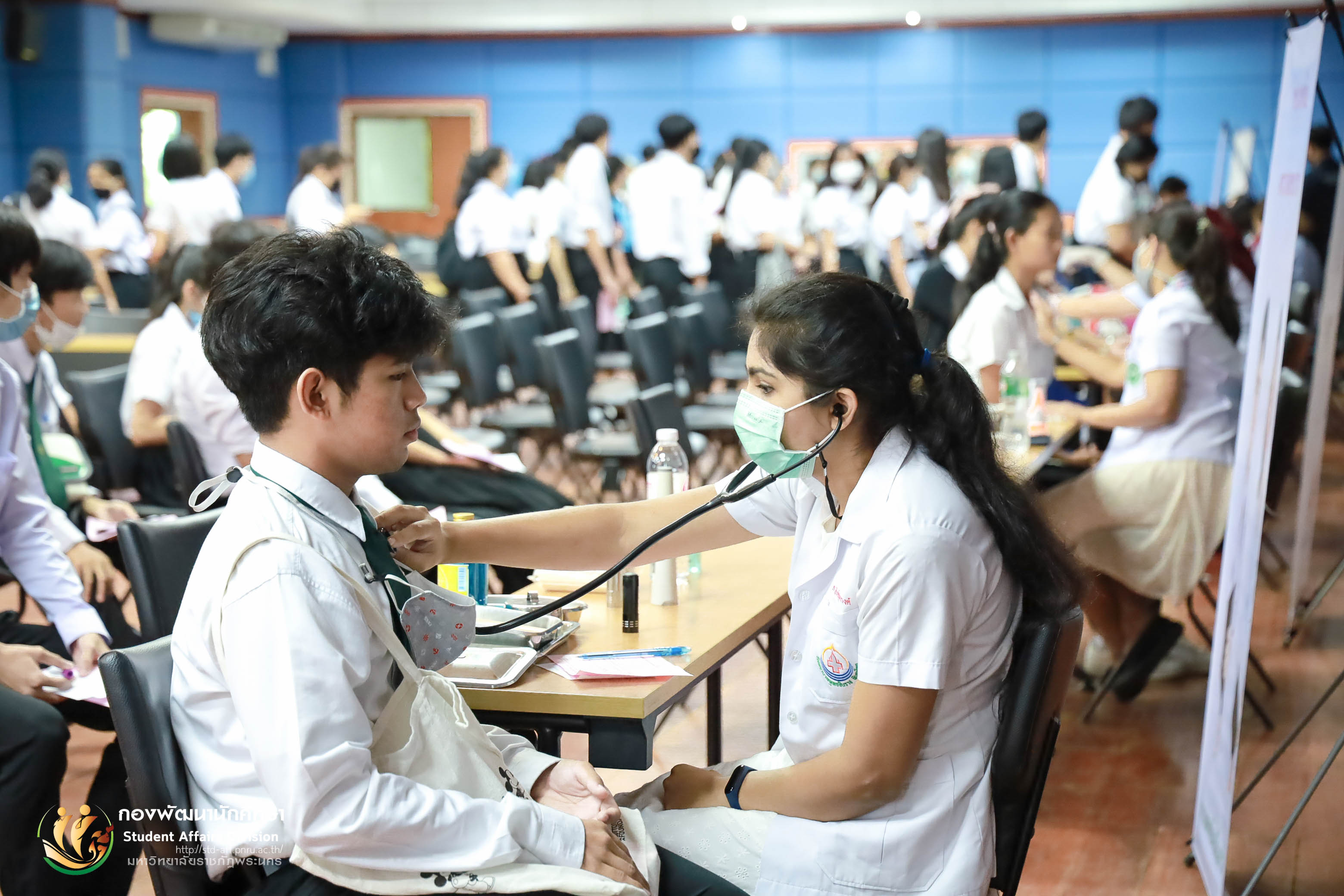 26 กันยายน 2563 กองพัฒนานักศึกษา มหาวิทยาลัยราชภัฏพระนคร จัดให้มีการตรวจสุขภาพนักศึกษาใหม่ภาคปกติ ประจำปีการศึกษา 2563