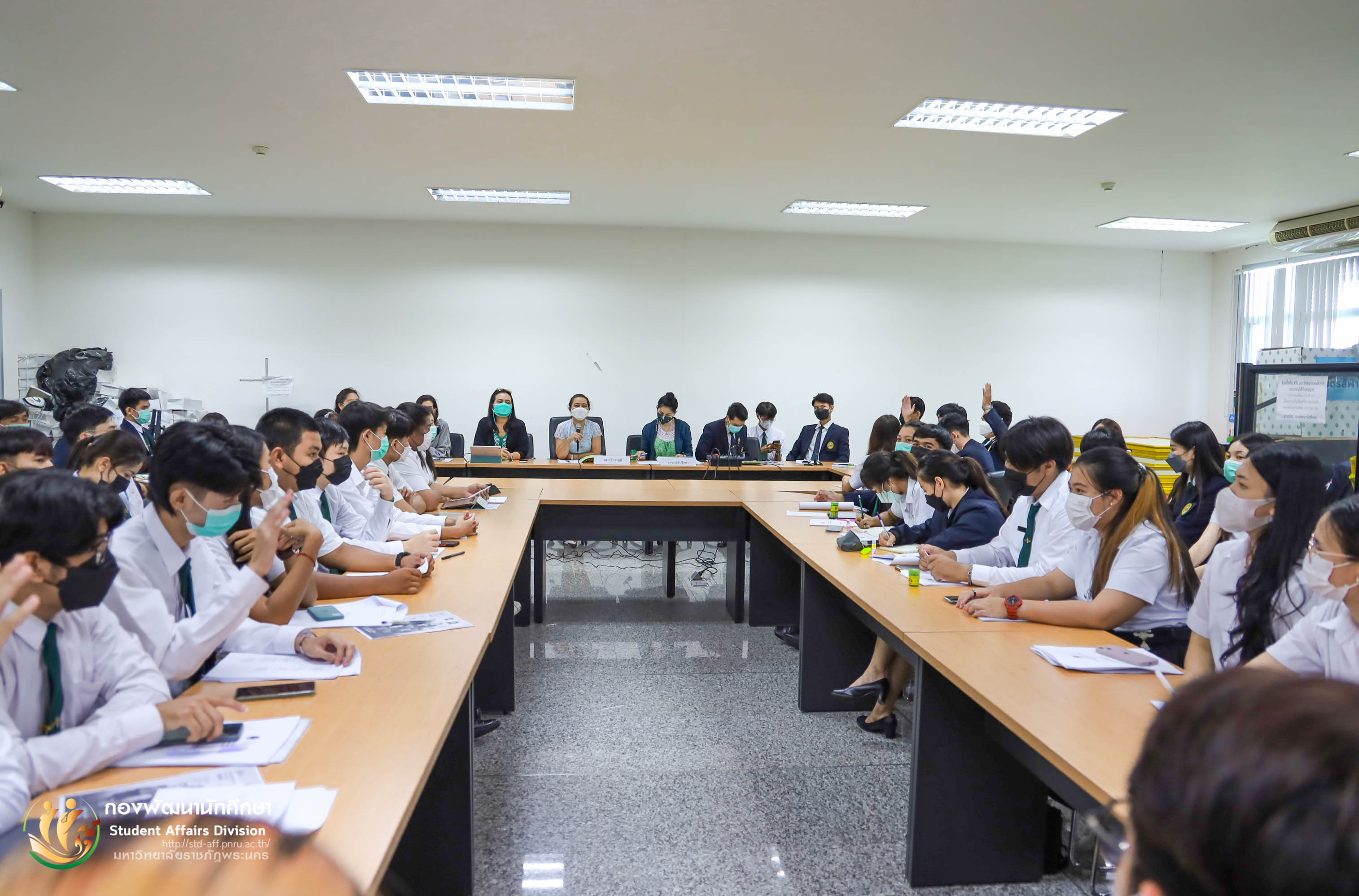 22 มิถุนายน 2565 ประชุมคณะกรรมการเตรียมความพร้อมการจัดกิจกรรมนักศึกษา ประจำปีการศึกษา 2565 ห้องประชุมกองพัฒนานักศึกษา มหาวิทยาลัยราชภัฏพระนคร